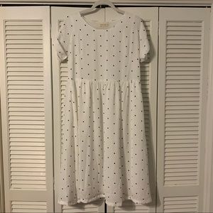 Roolee polka dot midi dress